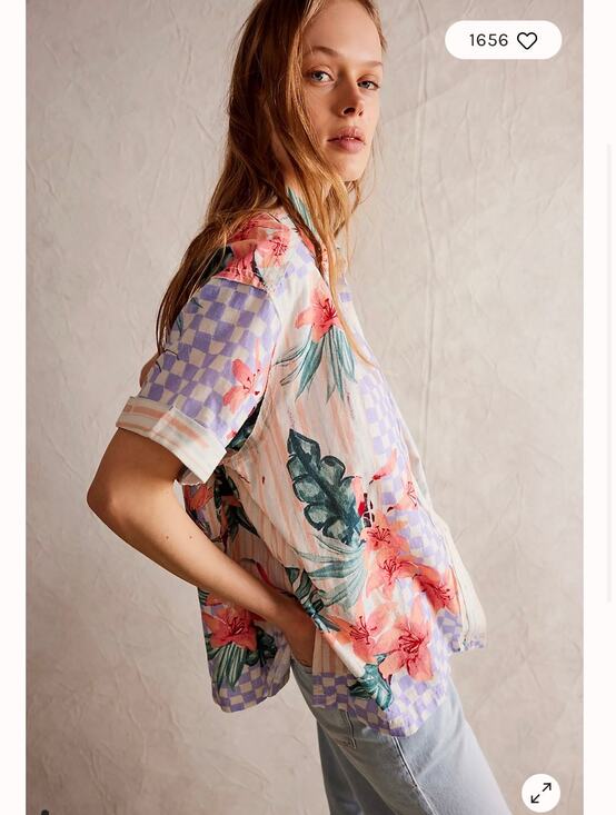 We the Free Tops - Free People We the Free Retro Tropics Shirt
Perfectly size medium